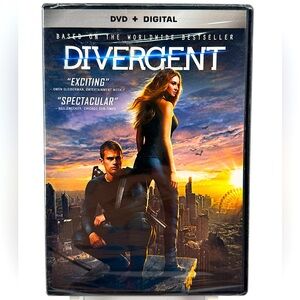 New. Factory Sealed Divergent DVD + Digital